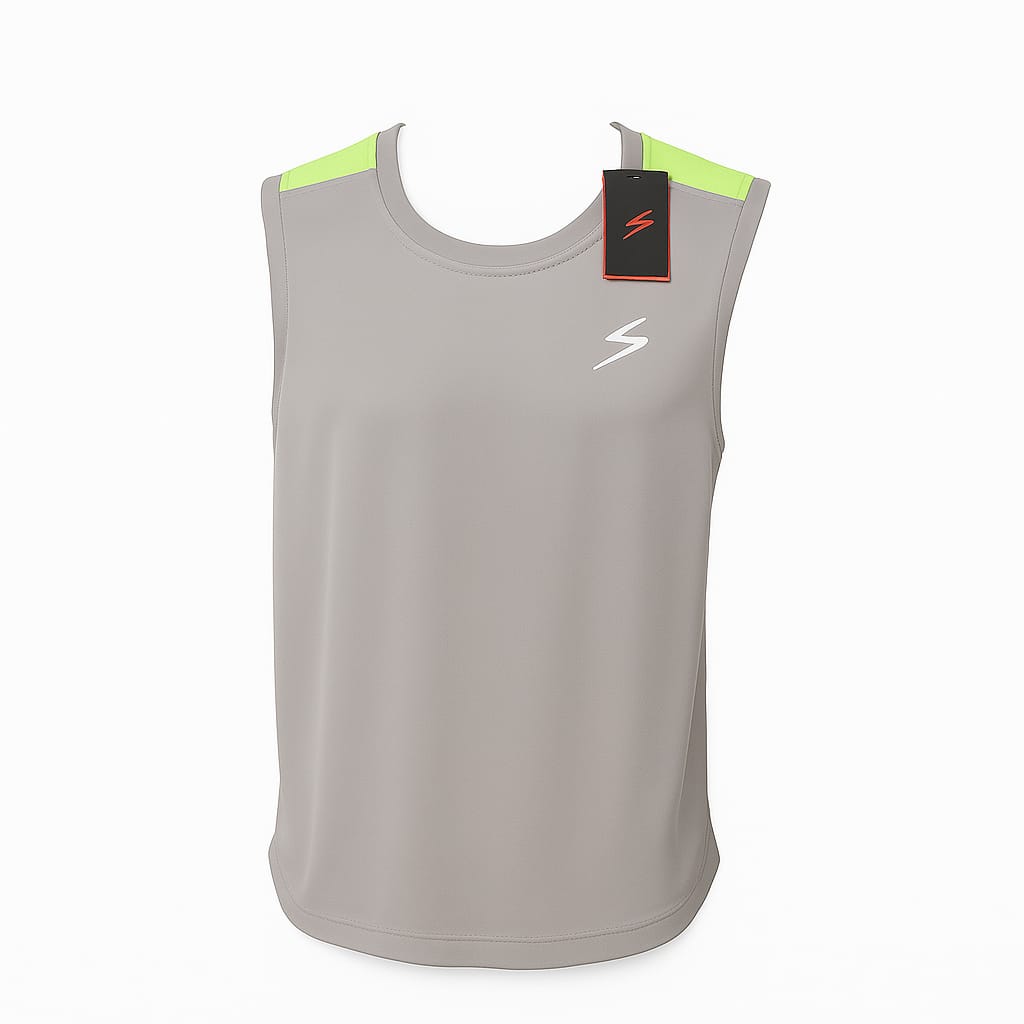 Grey Green combination Titanic Designer Gym Men Vest